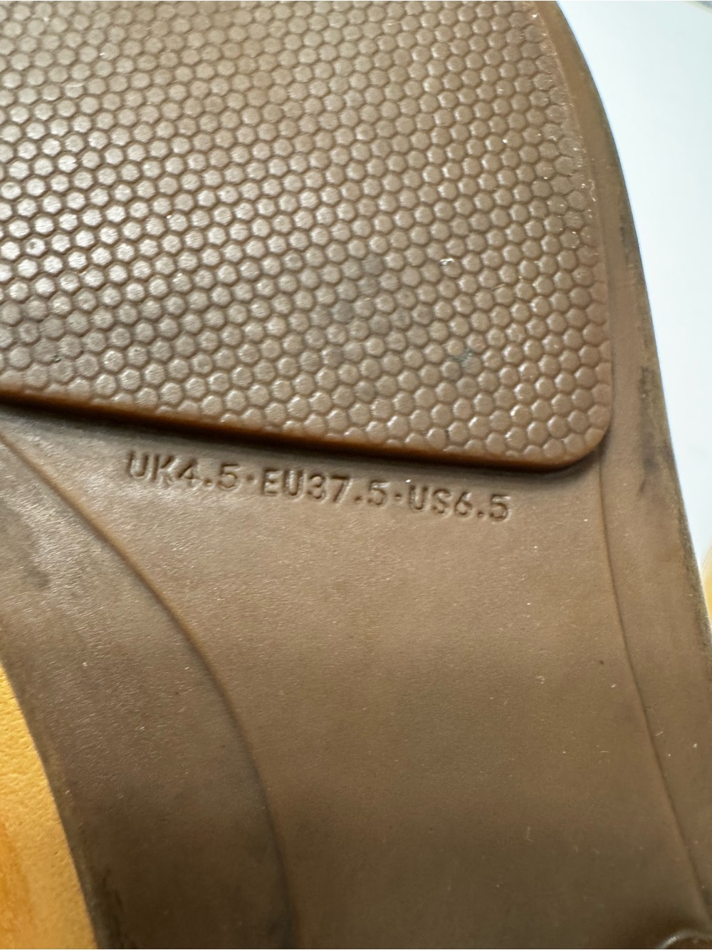 FITFLOP Allegro Ballet Flat Tan Leather Slip-on Sz 6.5 - Picture 10 of 10